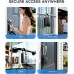 Vewaci Portable Key Lock Box with Shackle, 12 Digit Combination Lock Box for Keys with Code, Large Capacity & Weatherproof Outdoor Lockbox, Key Safe Storage Lock Box for Airbnb, Home, Office, Garage
