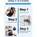 Vewaci Portable Key Lock Box with Shackle, 12 Digit Combination Lock Box for Keys with Code, Large Capacity & Weatherproof Outdoor Lockbox, Key Safe Storage Lock Box for Airbnb, Home, Office, Garage