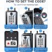 Vewaci Portable Key Lock Box with Shackle, 12 Digit Combination Lock Box for Keys with Code, Large Capacity & Weatherproof Outdoor Lockbox, Key Safe Storage Lock Box for Airbnb, Home, Office, Garage