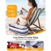 Vewaci Beach Bag with Detachable Cooler, 54L Large Beach Bags Waterproof Sandproof for Women Men, Beach Tote Pool Bag with Zipper for Family, Travel Vacation Essentials(Blue)