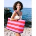 Vewaci Beach Bag with Detachable Cooler, 54L Large Beach Bags Waterproof Sandproof for Women, Beach Tote Pool Bag with Zipper for Family (Pink)