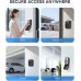 Vewaci Wall-Mounted Key Lock Box, 12 Digit Combination Lock Box for Keys with Resttable Code, Large Capacity & Weatherproof Outdoor Lockbox, Spare Key Safe Storage Lock Box for Home, Office, Garage