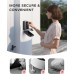 Vewaci Wall-Mounted Key Lock Box, 12 Digit Combination Lock Box for Keys with Resttable Code, Large Capacity & Weatherproof Outdoor Lockbox, Spare Key Safe Storage Lock Box for Home, Office, Garage